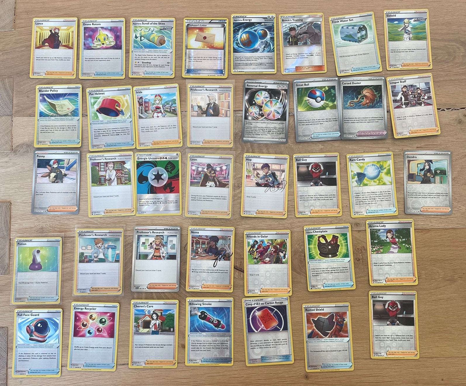 Cartes Pokémon Holo Trainer holo/inversées, Enlèvement ou Envoi, Comme neuf