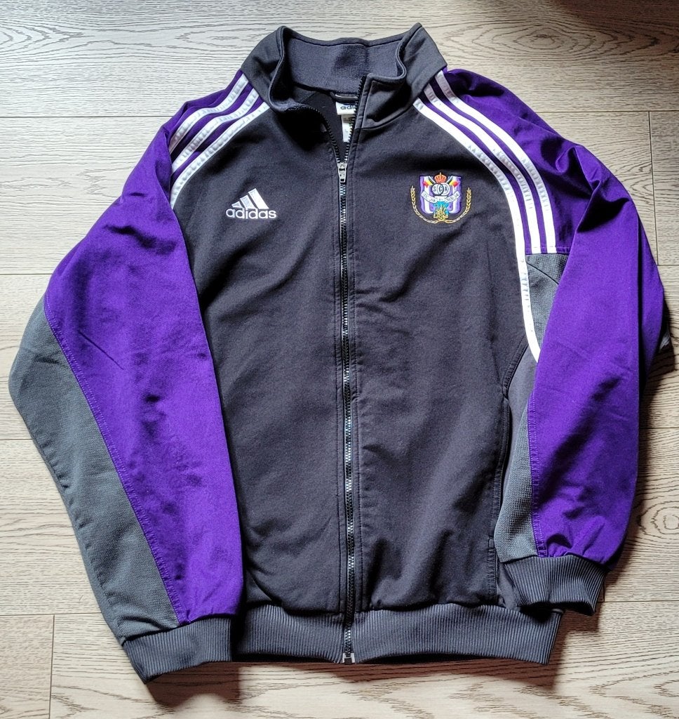 Veste de survêtement training top officiel RSC Anderlecht, Taille XL, Enlèvement ou Envoi, Utilisé, Survêtement