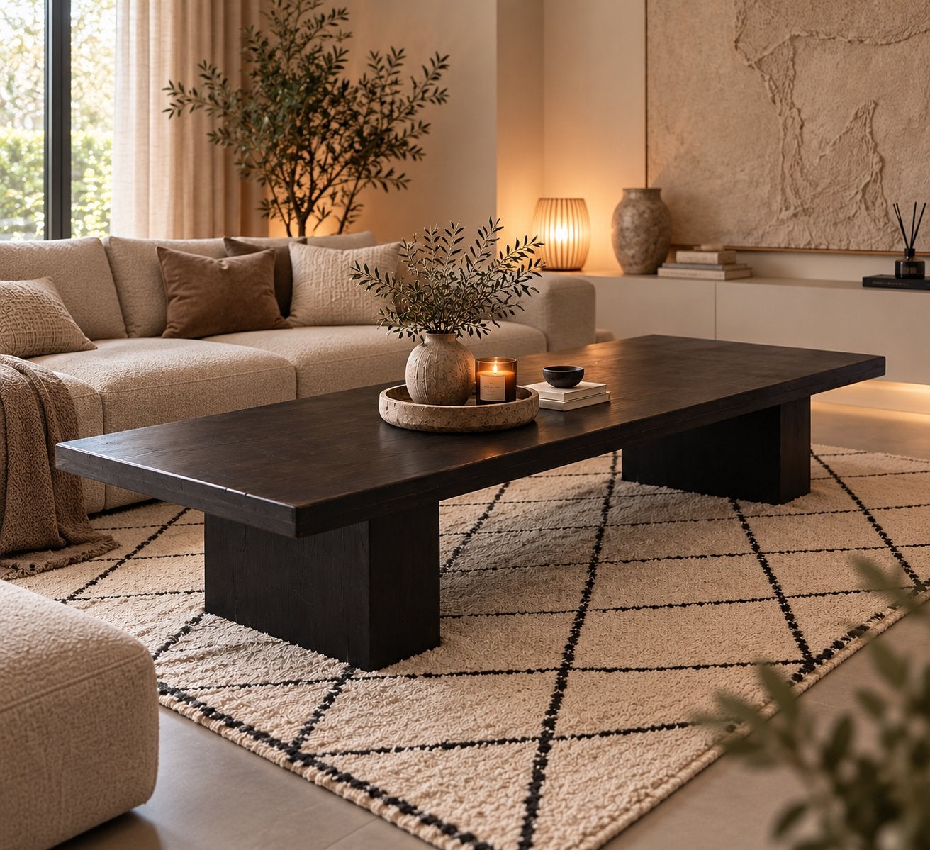 Eiken salon tafel, Huis en Inrichting, Ophalen, Zo goed als nieuw