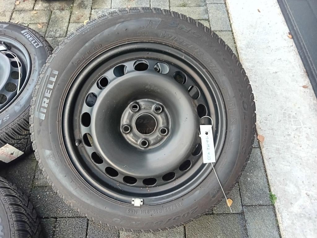 Winterbanden velgen Pirelli VW Golf 7 16inch 5x112 4,5mm❄️, Auto-onderdelen, Besturing, Audi, Ford, Seat, Volkswagen, Skoda, Gebruikt