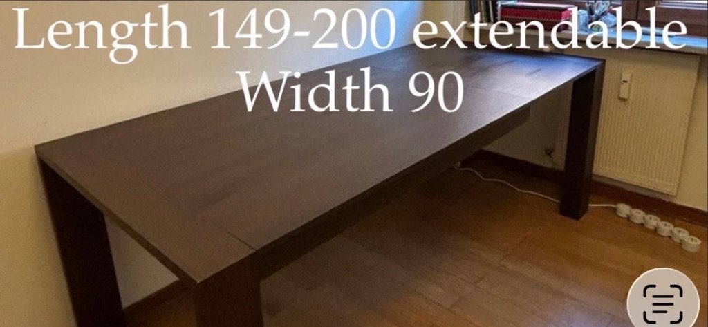 Tafel hout (verlengbaar), Huis en Inrichting, Ophalen, 50 tot 100 cm, Zo goed als nieuw, Vijf personen of meer