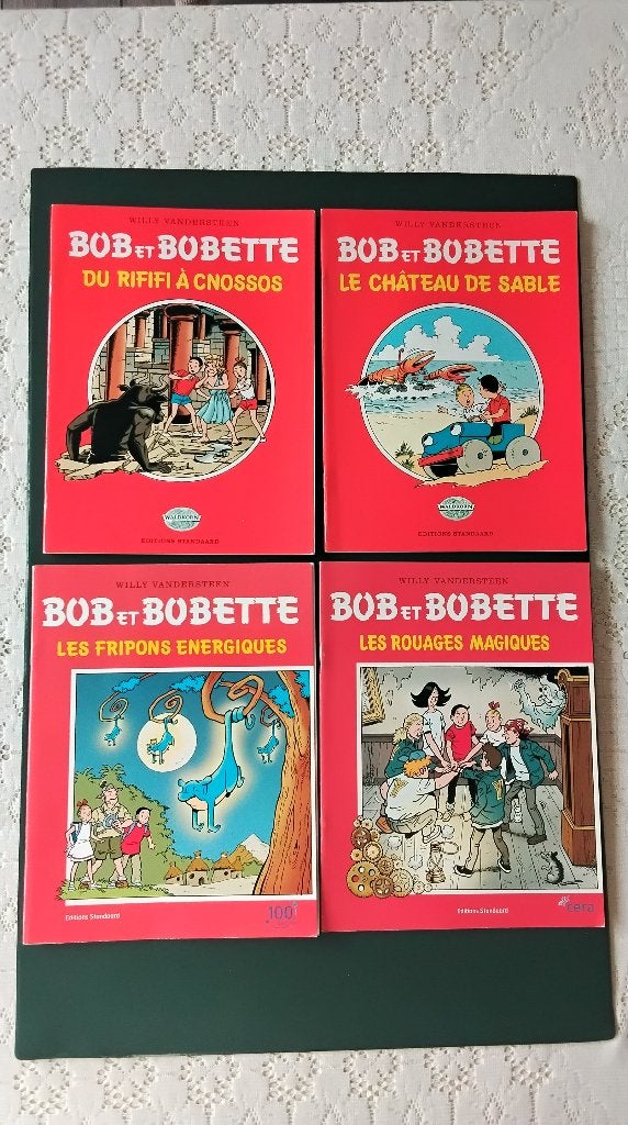 9 strips van Bob et Bobette (reclame uitgave)., Boeken, Willy Vandersteen, Ophalen of Verzenden, Zo goed als nieuw, Meerdere stripboeken