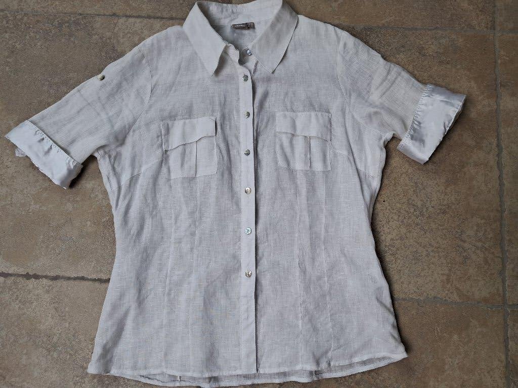 Mooie Linnen bloes mt Large, Taille 42/44 (L), Enlèvement ou Envoi, Lola & Liza, Comme neuf
