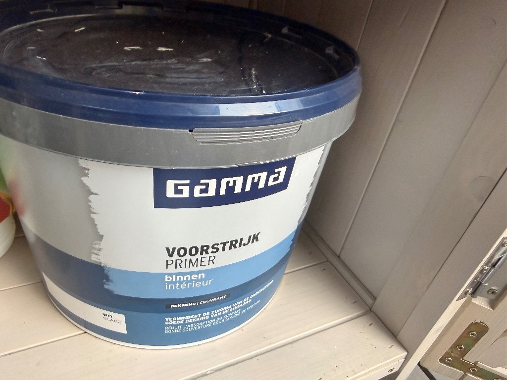 Voorstrijk primer wit 10 L, Doe-het-zelf en Bouw, Verf, Beits en Lak, Ophalen, Wit, Nieuw, Verf