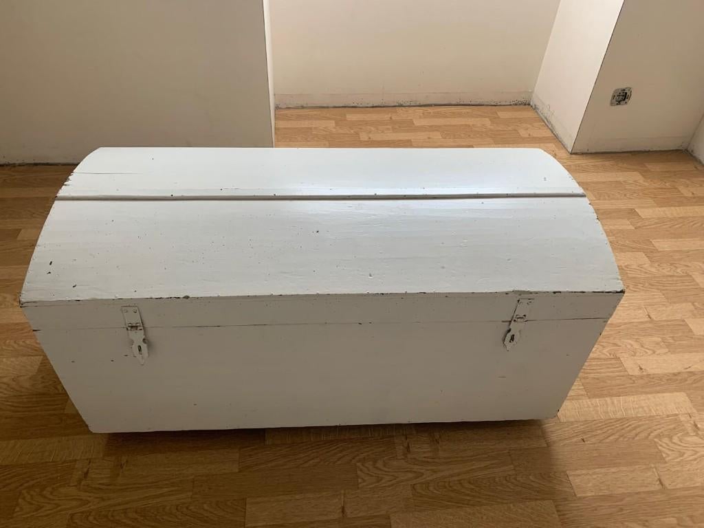 Opbergkoffer hout, Ophalen, Minder dan 50 cm, Gebruikt, 100 tot 150 cm