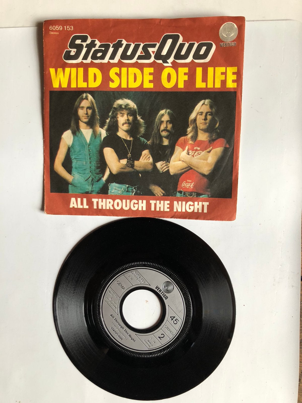 Status Quo : wild side of life (1976), Cd's en Dvd's, Vinyl Singles, Verzenden, Gebruikt