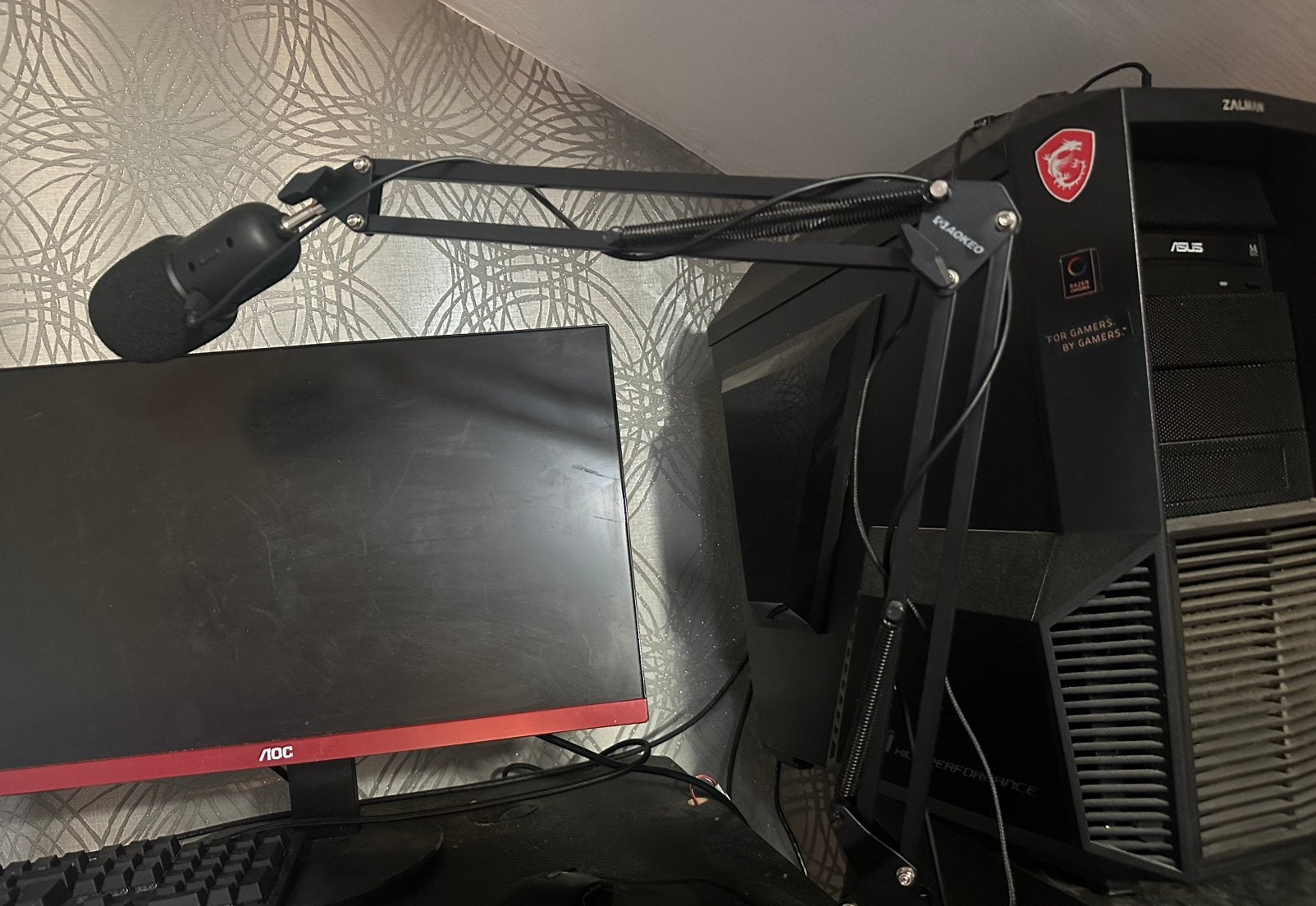 PC gamer + écran  AOC 144hz et micro sur bras, Computers en Software, Desktop Pc's, Ophalen, Gebruikt, Gaming, SSD