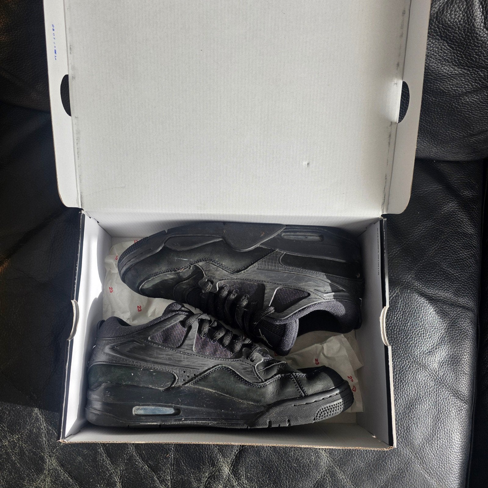 Air Jordan 4 RM Black Cat, Kleding | Heren, Schoenen, Ophalen of Verzenden, Gedragen, Zwart, Nike air Jordan