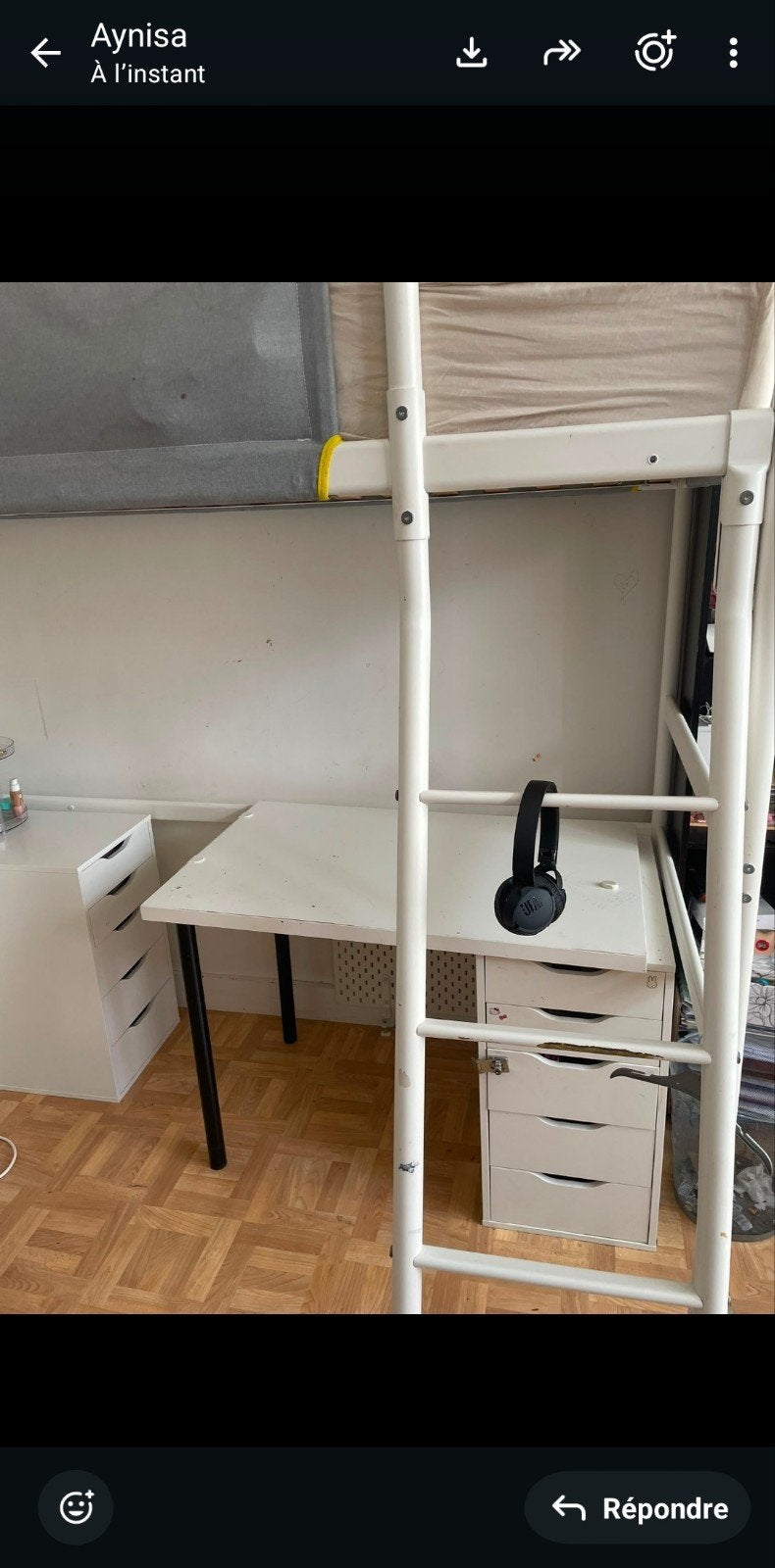 Lit superposé Vivtal Ikea, Enlèvement