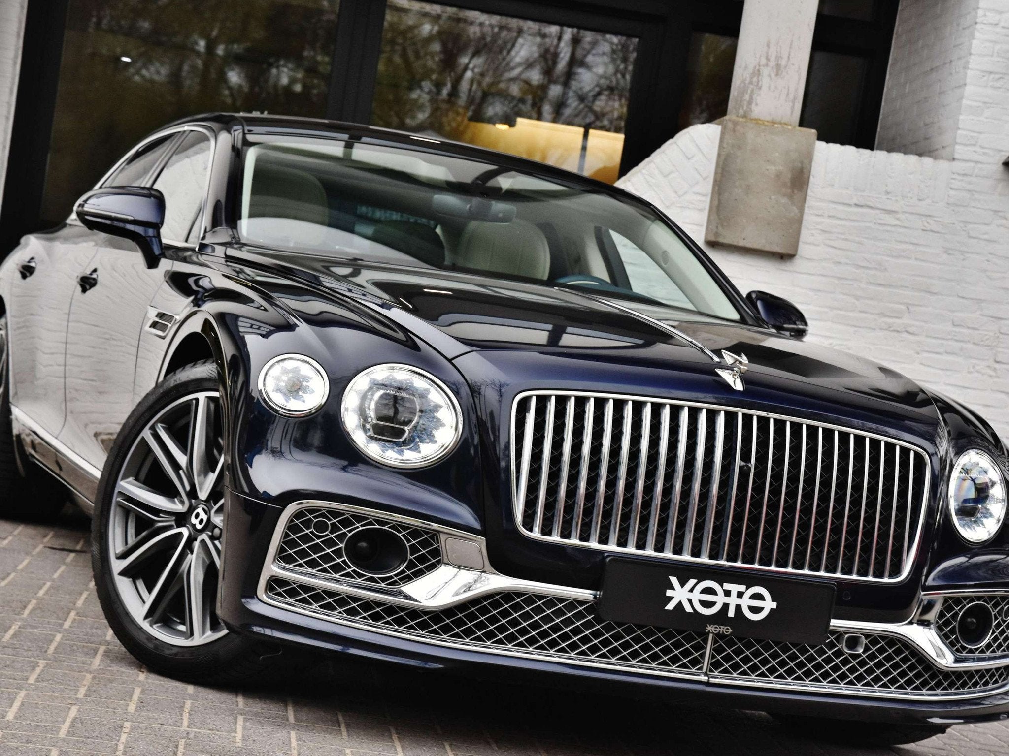 Bentley Flying Spur 2.9I PHEV HYBRID AZURE * 1HD / NP: € 2, Autos, Cuir, Achat, Entreprise, 6 cylindres