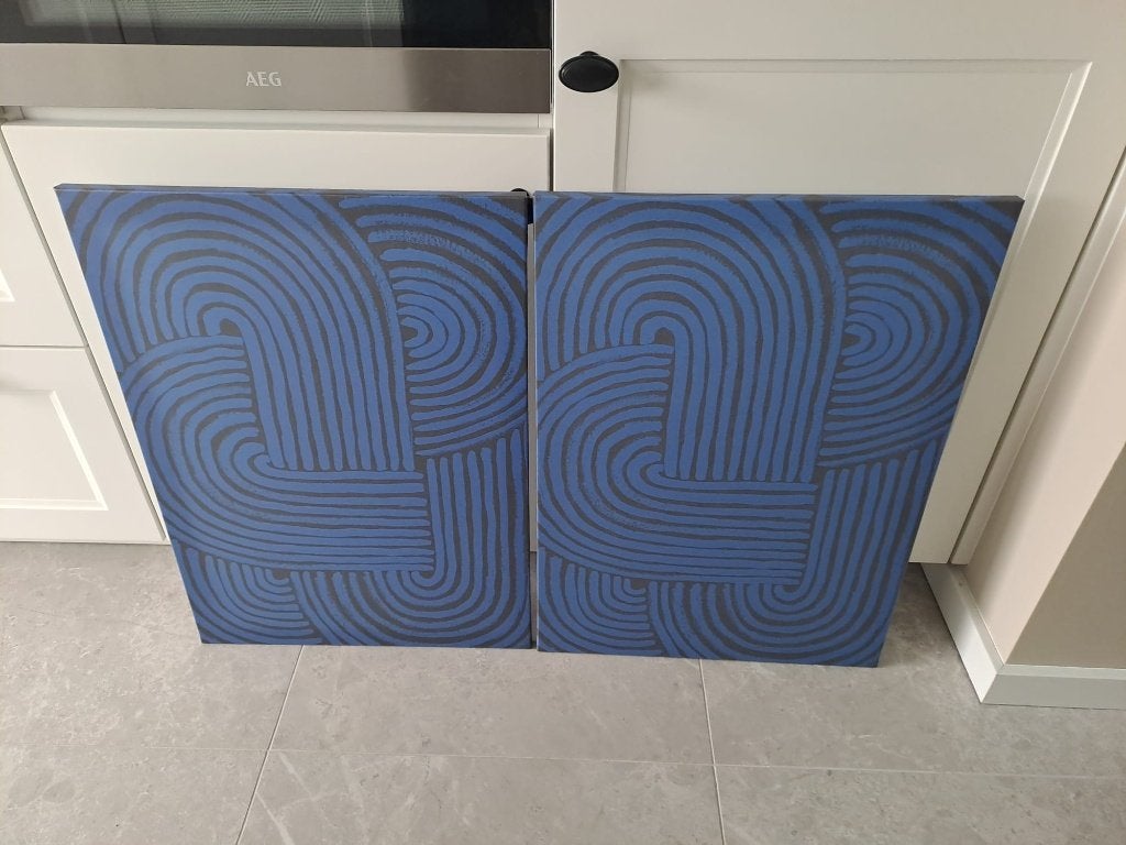PJÄTTERYD ikea Afbeelding canvas 2 stuks Nieuw, Huis en Inrichting, Woonaccessoires | Schilderijen, Tekeningen en Foto's, 50 – 75