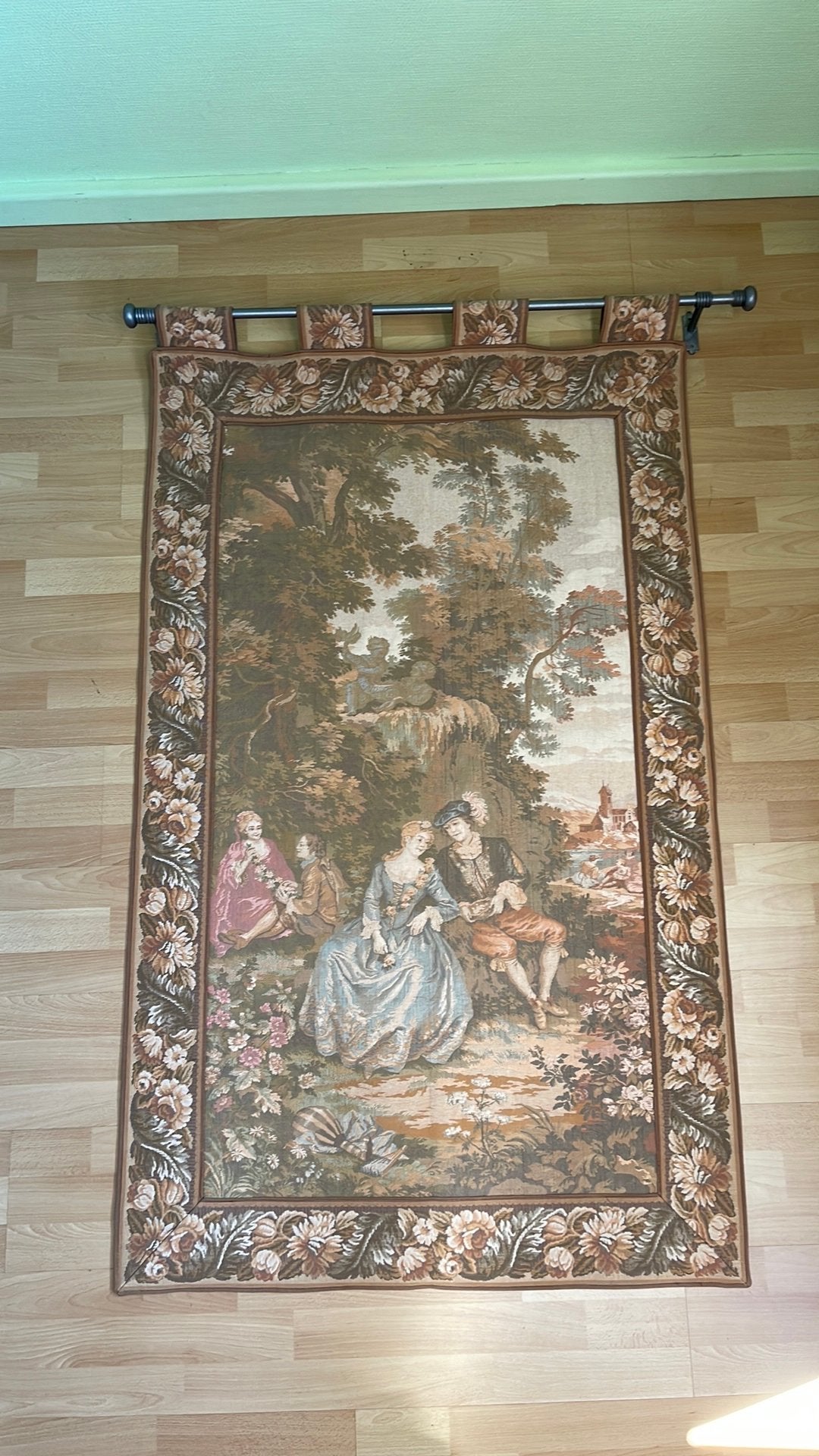 Gobelin wandtappijt, Ophalen, 50 tot 100 cm, Zo goed als nieuw, Rechthoekig