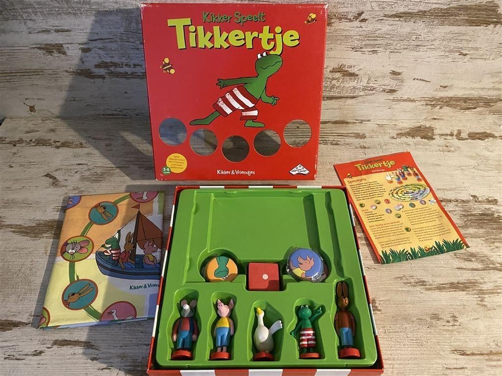 Kikker speelt tikkertje vierkante doos [s567], Hobby en Vrije tijd, Gezelschapsspellen | Bordspellen, Verzenden, Zo goed als nieuw