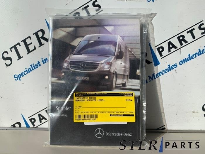 Livret d'instructions d'un Mercedes Sprinter, Neuf, -, -, Enlèvement ou Envoi