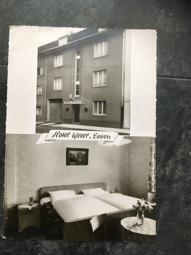 carte postale hôtel Weber - Essen- Ruhr, Collections, Cartes postales | Étranger, Enlèvement ou Envoi, Allemagne