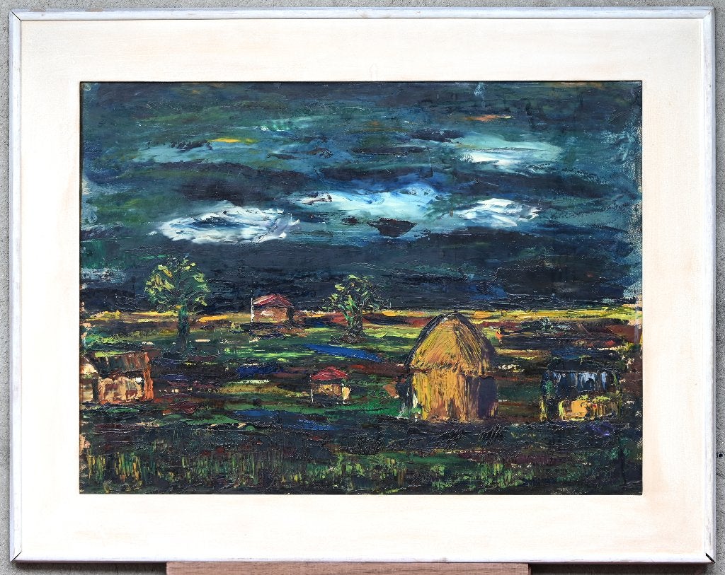 Schilderij op paneel, Constant Permeke (1886–1952) stijl, Antiek en Kunst, Ophalen, Paneel