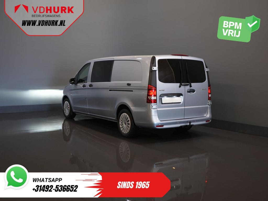 Mercedes-Benz Vito 116 CDI Aut. L3 DC Dubbel Cabine BPM VRIJ, Argent ou Gris, Achat, Entreprise, Mercedes-Benz