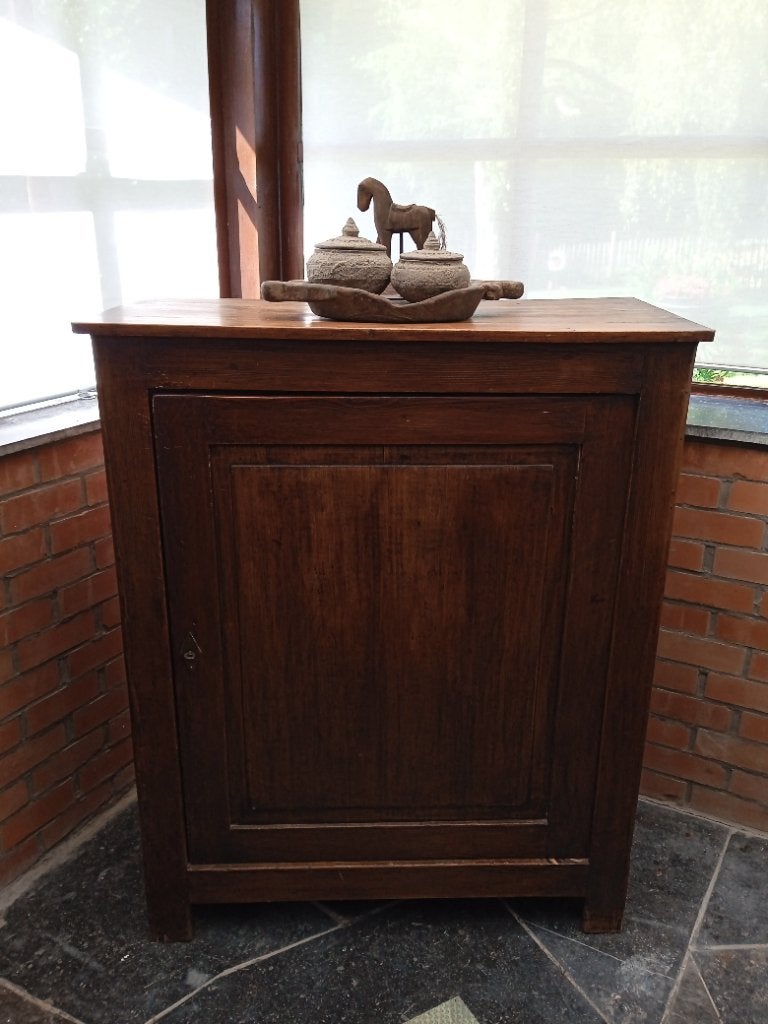 confiturier 1875-1900 en pin maritime et tremble, Maison & Meubles, Armoires | Commodes, Enlèvement, Pin