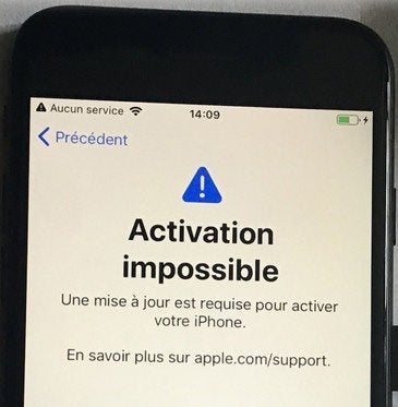 Activation impossible iPhone 15 Pro? Réparation carte mère, Enlèvement, Apple