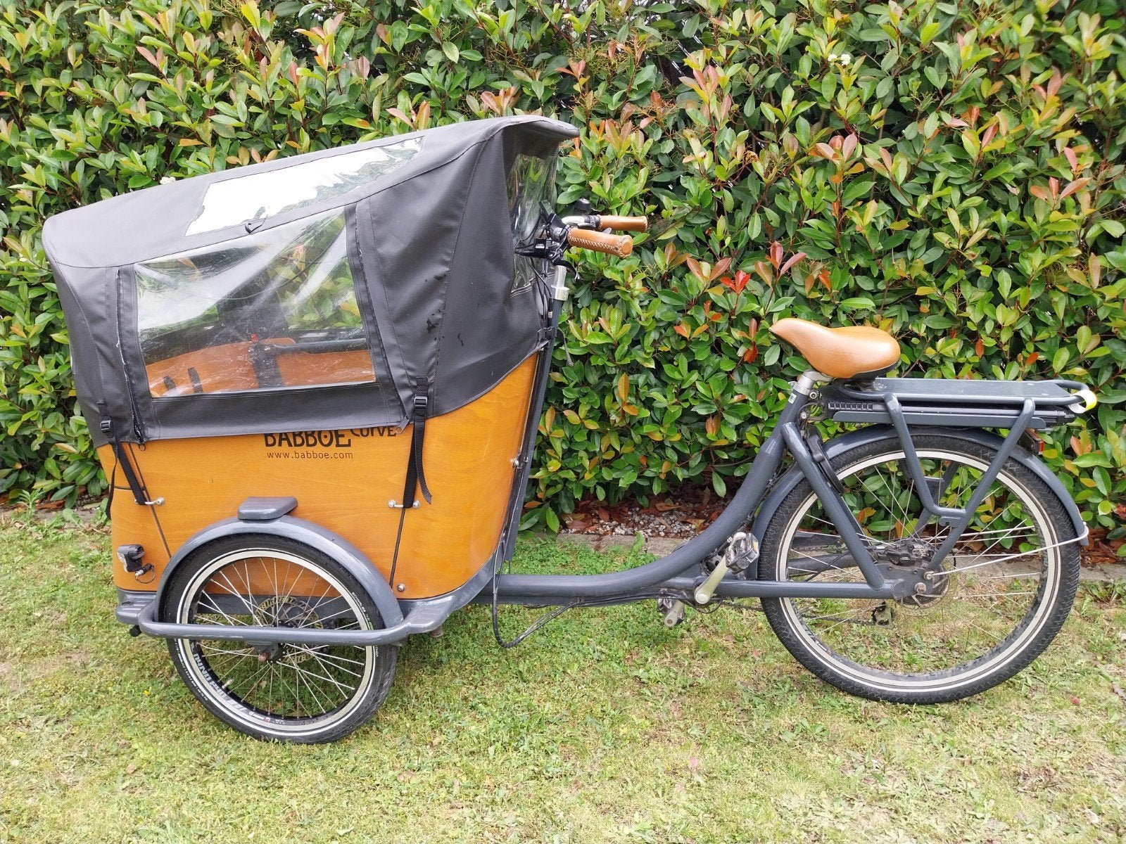 Elektrische Babboe Curve-E bakfiets, Ophalen