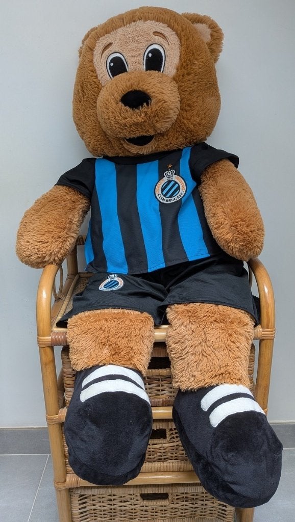 Club Brugge mascotte beer van 1 meter, Ophalen of Verzenden, Overige typen