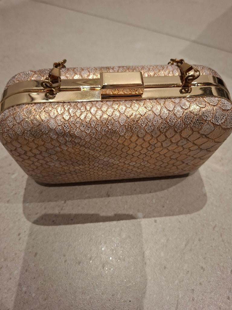 Clutch, Ophalen of Verzenden, Gebruikt, Roze, Avondtasje