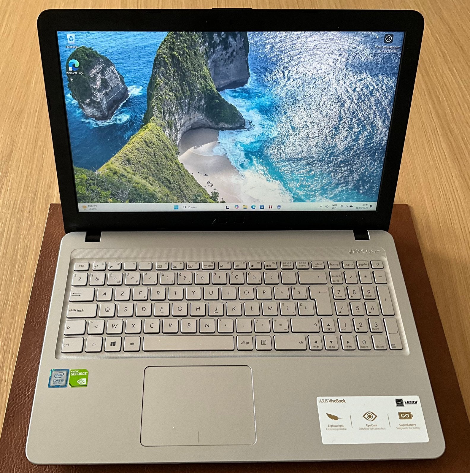 ASUS VivoBook 15,6” - Intel i5 - 12 GB RAM - SSD + 1 TB HDD, Computers en Software, Windows Laptops, Zo goed als nieuw, HDD, Azerty