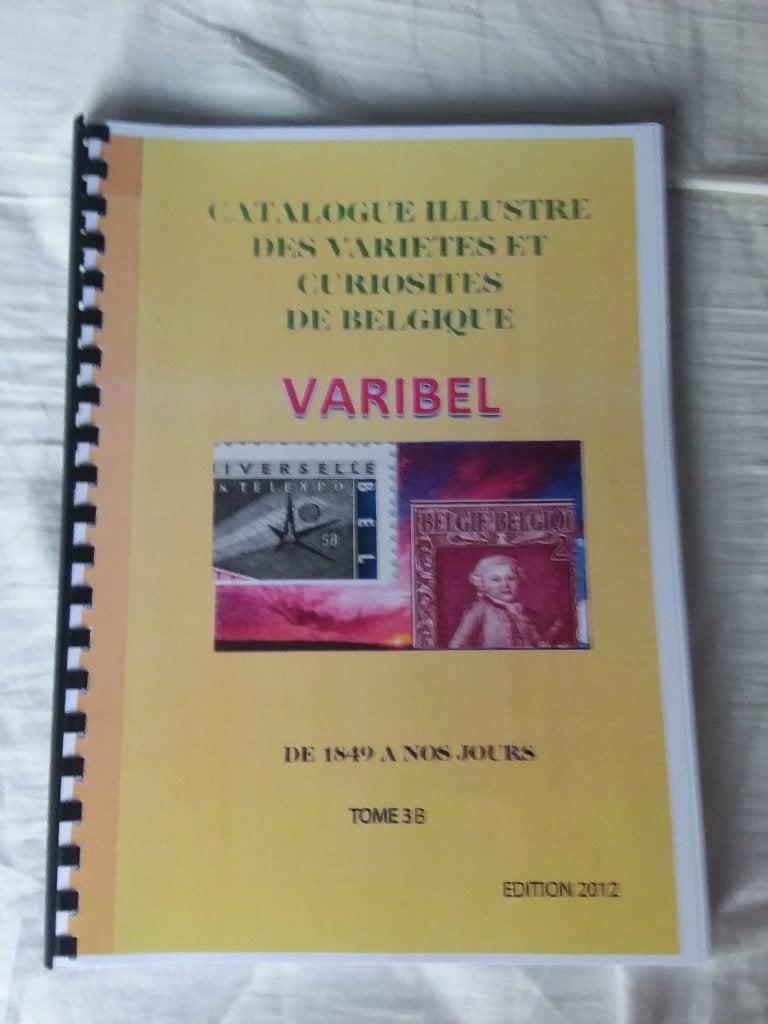 Catalogue de variétés Varibel 3 B Belgique, Postzegels en Munten, Postzegels | Toebehoren, Verzenden, Catalogus