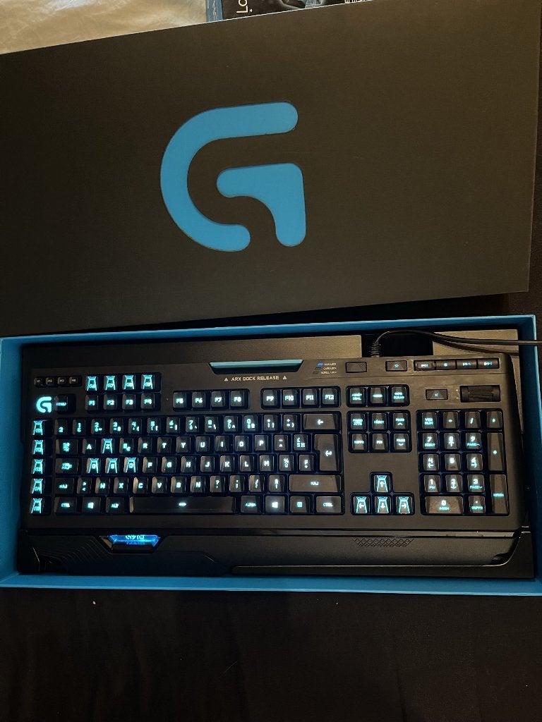 Logitech G910 Orion Spectrum Gaming Keyboard, Computers en Software, Toetsenborden, Ophalen, Gebruikt, Logitech, Azerty