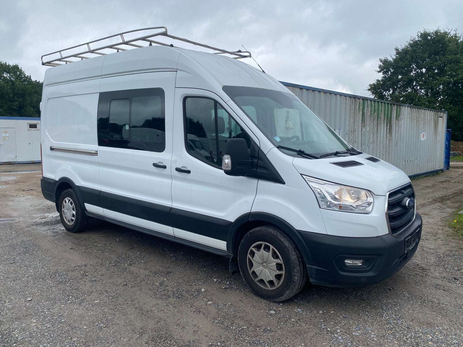 Cabine Dubb du Ford Transit 2021, Autos, Euro 6, Entreprise, Boîte manuelle, Noir