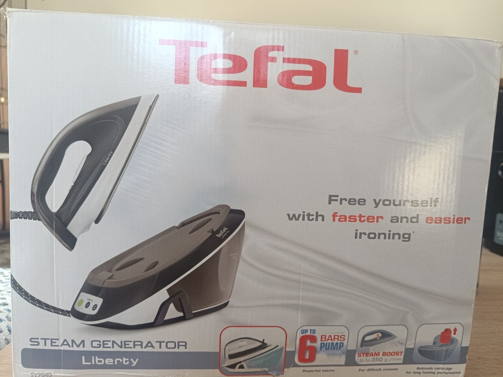 Tefal steam generator liberty sv7040, Ophalen