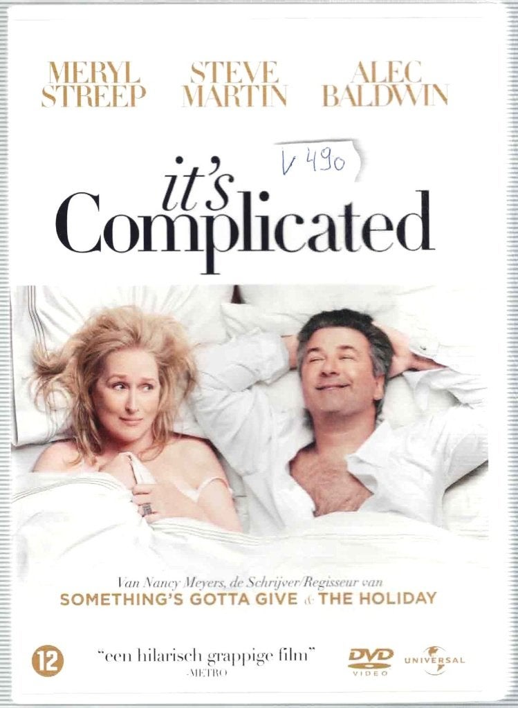 dvd  /  It's Complicated, Vanaf 12 jaar, Ophalen of Verzenden, Zo goed als nieuw