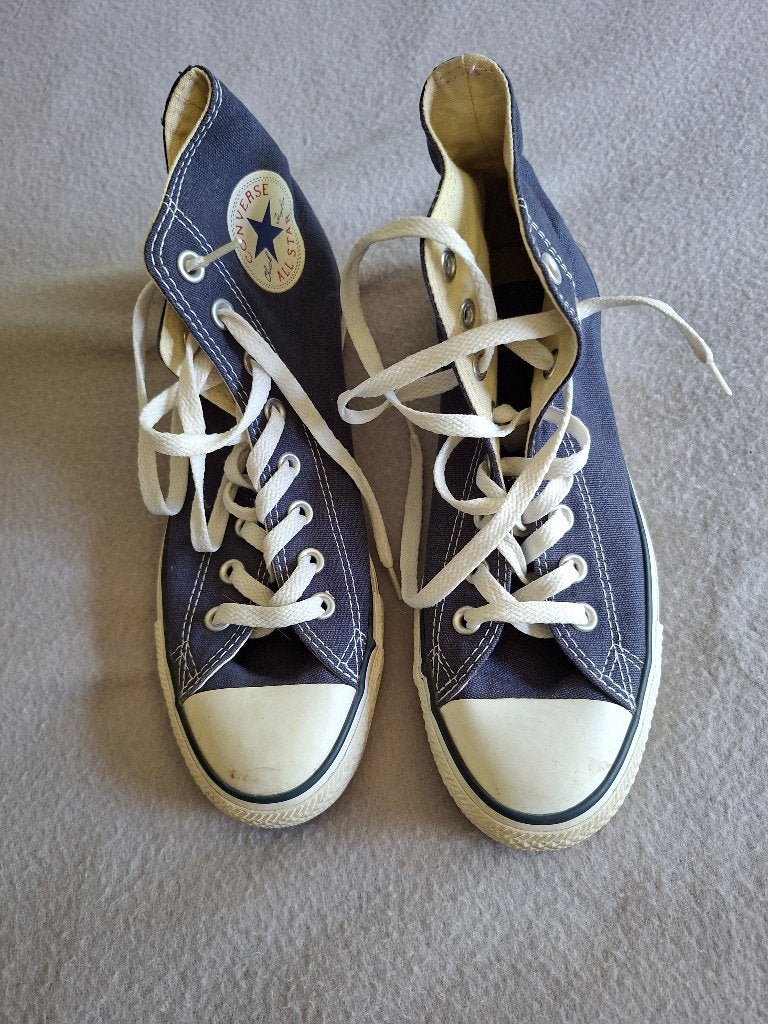 Converse Hoge  All Stars donker blauw, Kleding | Dames, Schoenen, Zo goed als nieuw, Sneakers, Blauw, Ophalen of Verzenden