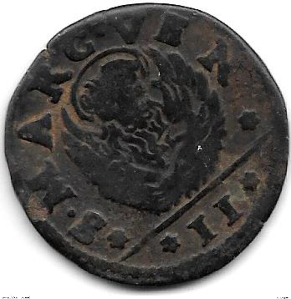 Greece,isole et armata 2 soldi 1688 zie beschrijving, Verzenden, Overige landen, Losse munt