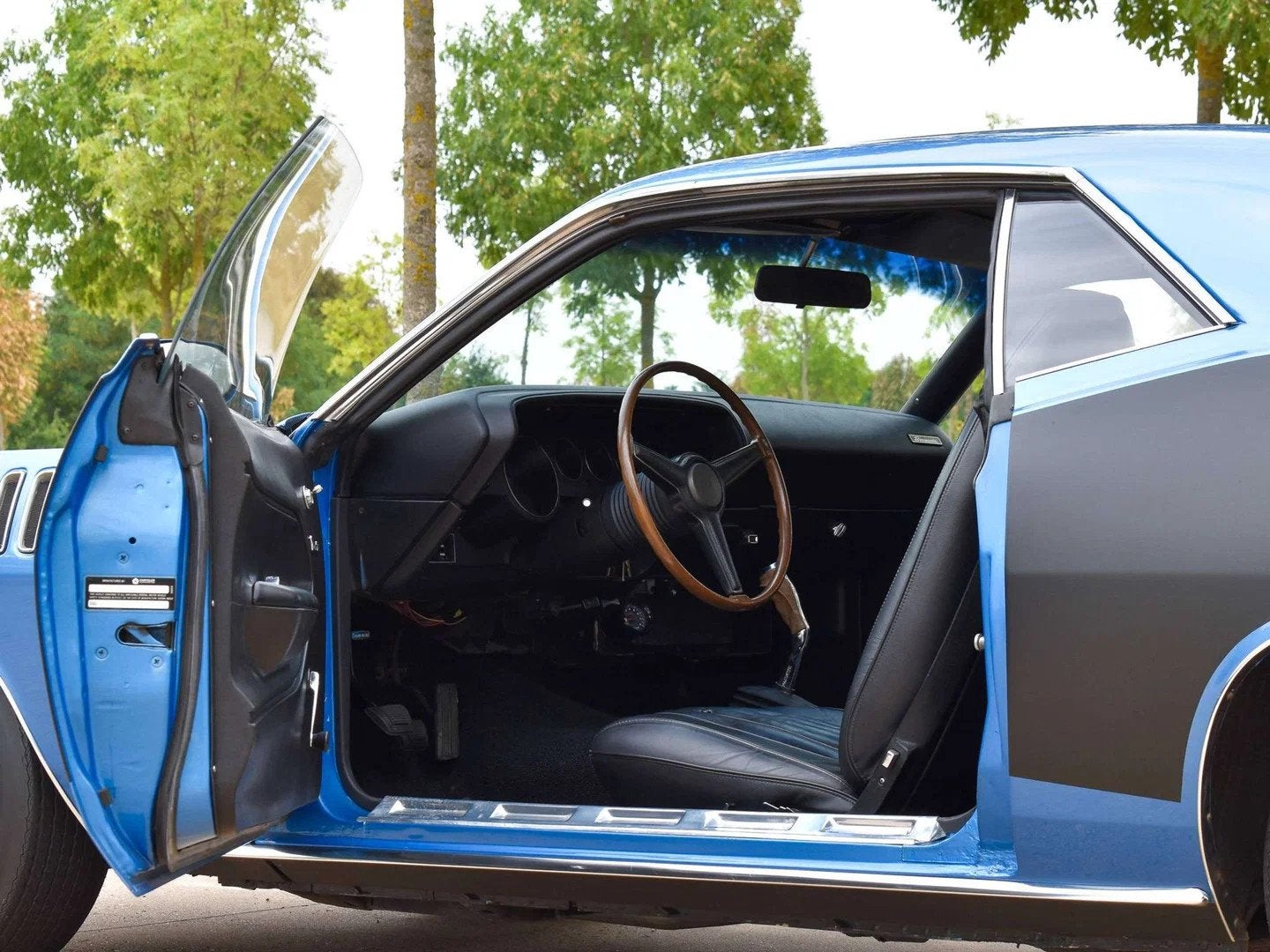 Plymouth Cuda 440-6 / B5 True Blue Metallic / Top Condition, foto 4