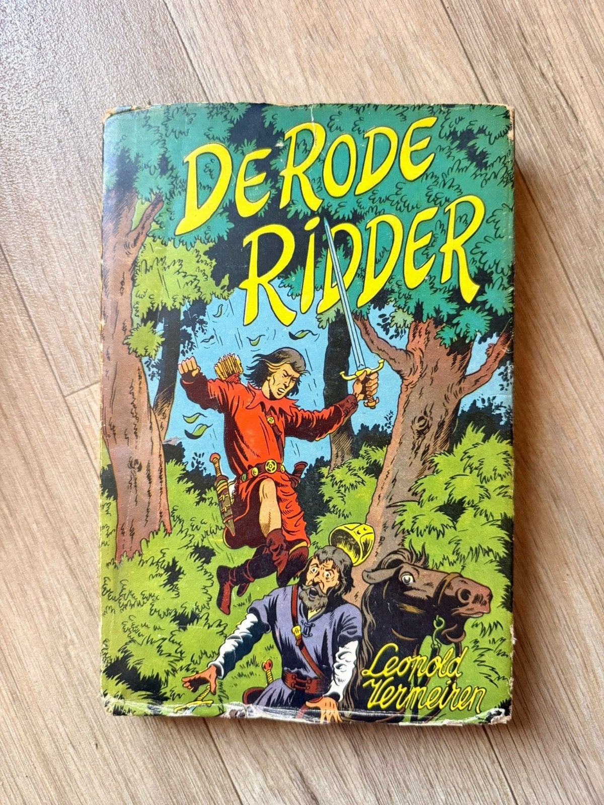 le chevalier rouge, Enlèvement