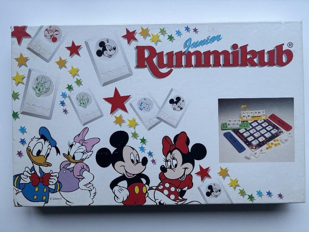 Gezelschapsspel Rummikub Junior zo goed als nieuw,compleet, Drie of vier spelers, Ophalen, Zo goed als nieuw