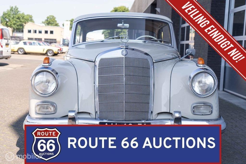 Mercedes-Benz 300 Adenauer | 1961 | Route 66 Auctions, Auto's, Zwart, Mercedes-Benz, Bedrijf, Handgeschakeld