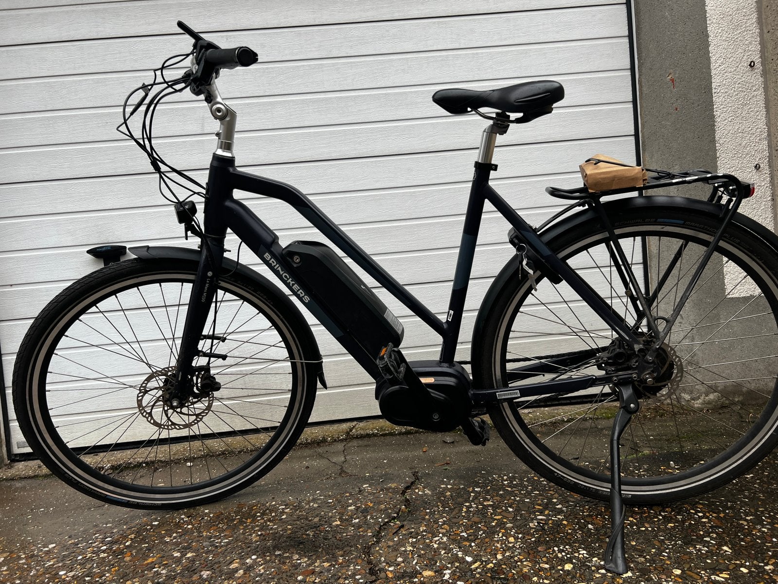 Elektrische fiets middenmotor Bafang, Ophalen, Zo goed als nieuw, Brinckers, 51 tot 55 cm