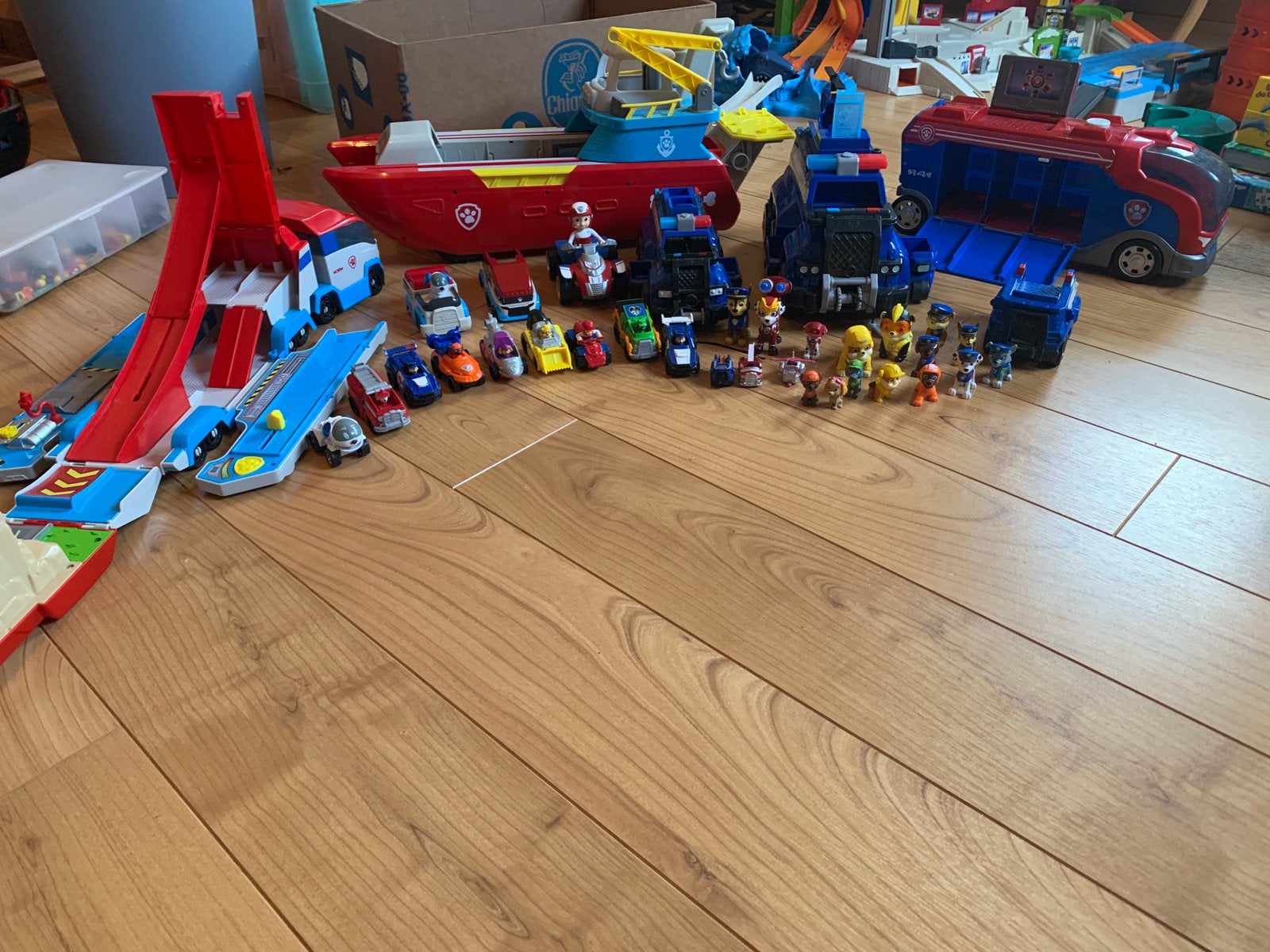 Lot Paw Patrol voertuigen en pups, Enlèvement, Utilisé