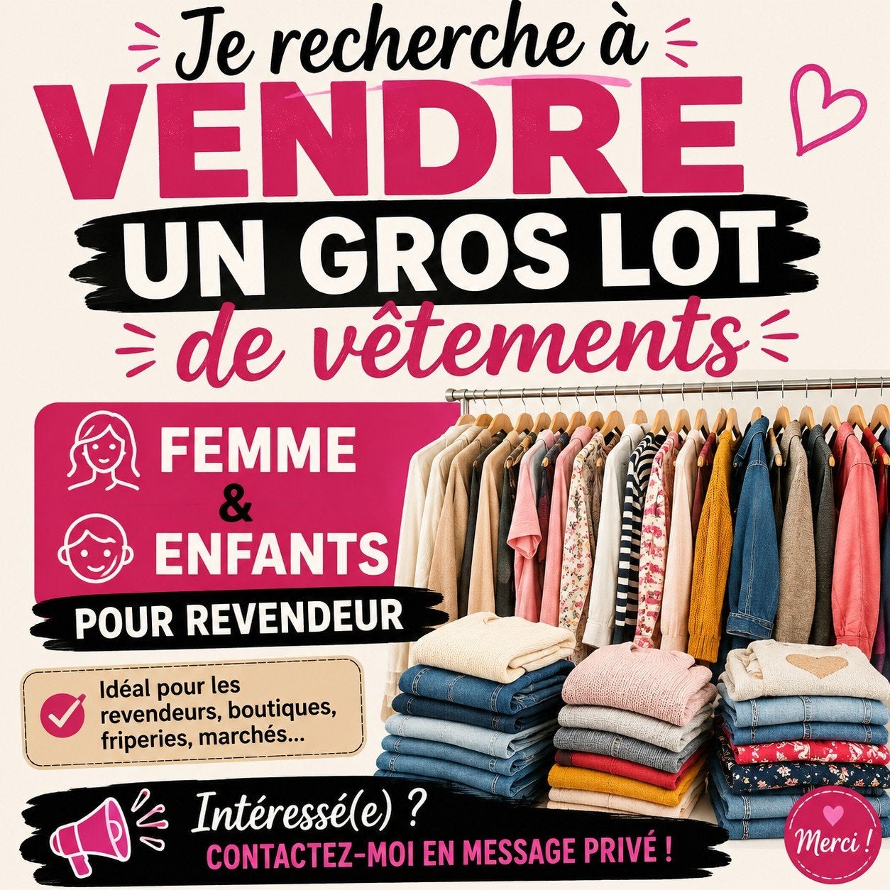 cherche revendeur, Vacatures