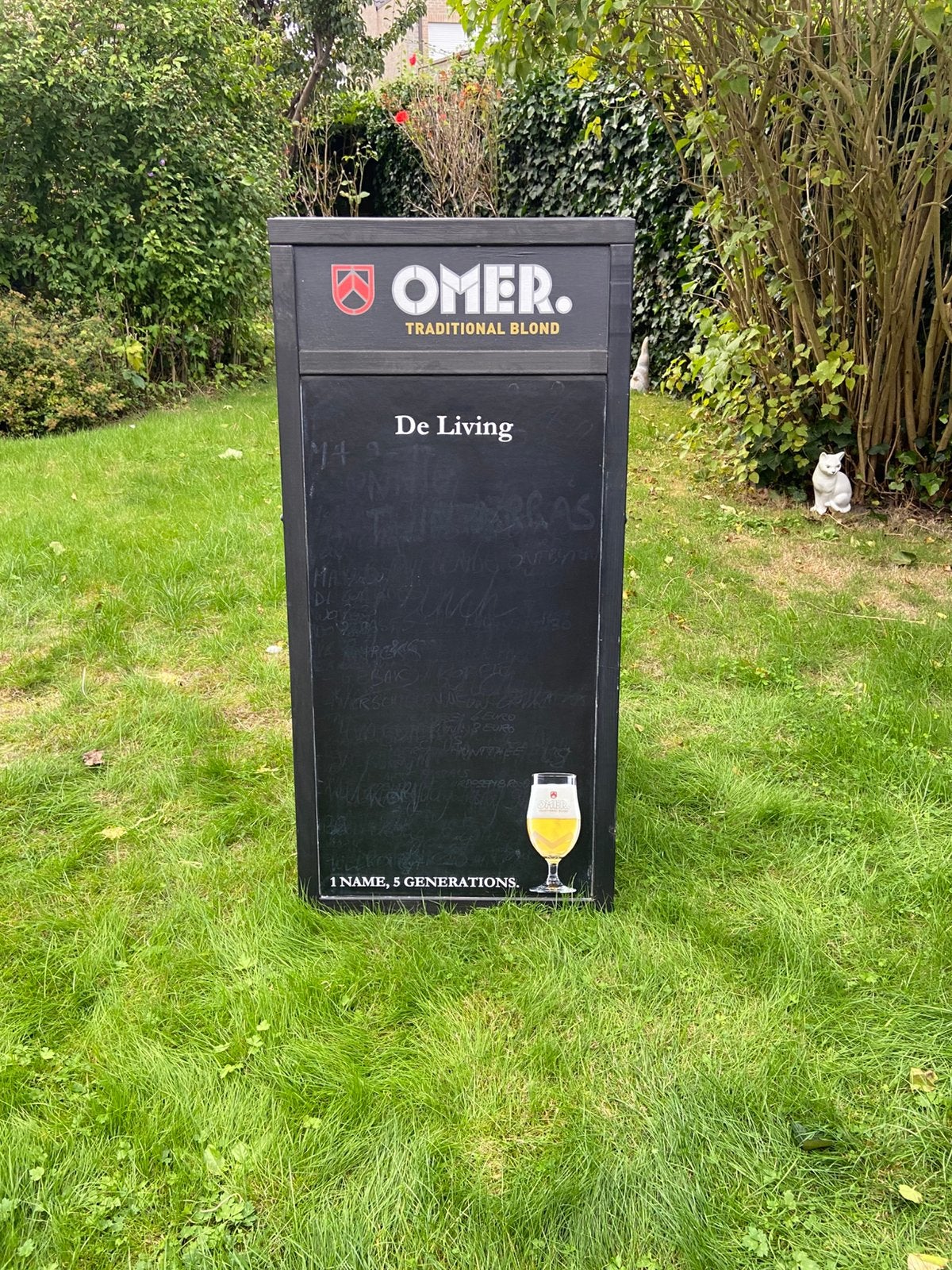 Stoepbord Omer, Ophalen, Zo goed als nieuw