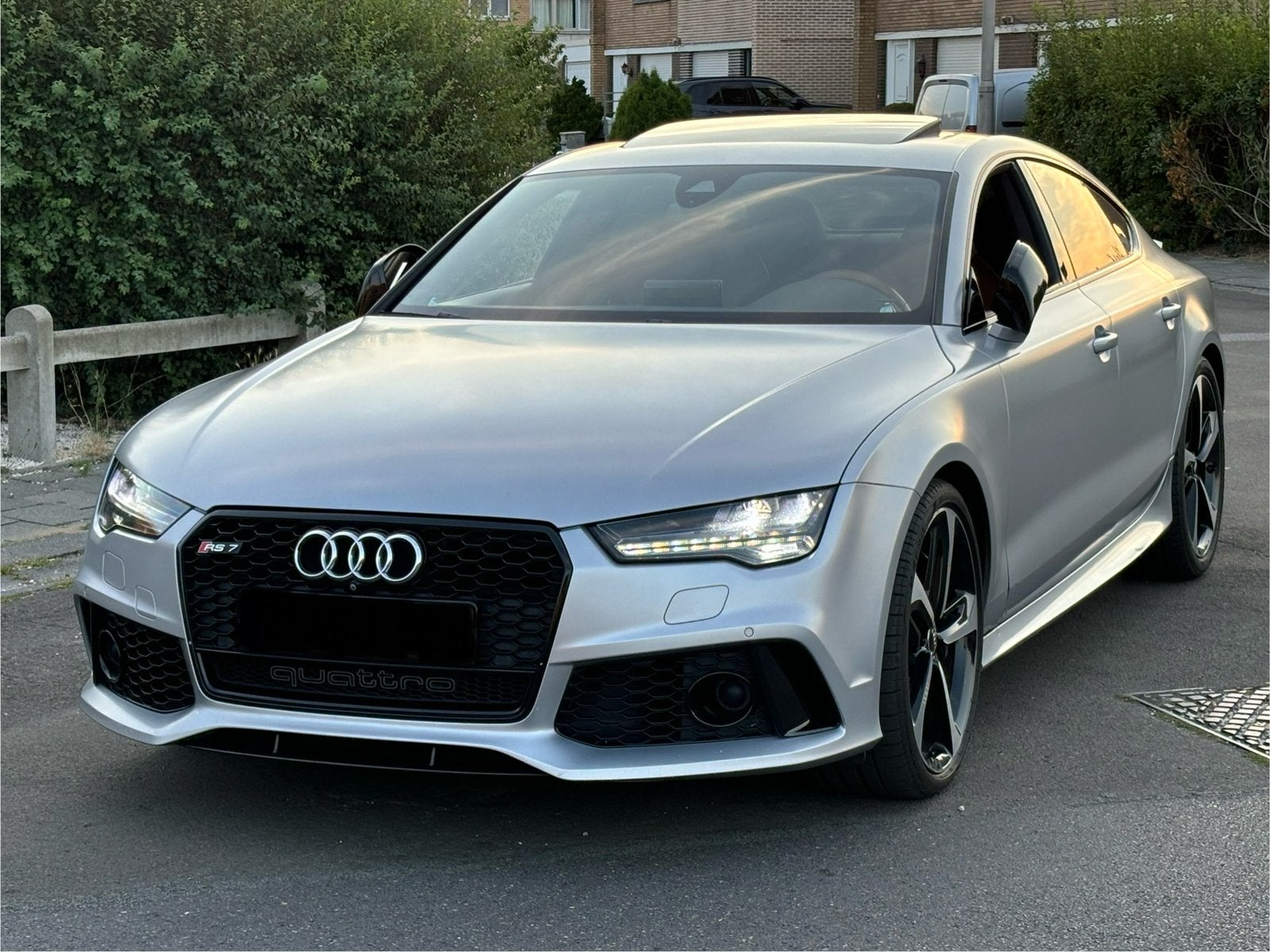 AUDI RS7 FACELIFT MATRIX 605PK 55000KM MAT, Auto's, Audi, Automaat, Euro 6, Bruin, Berline