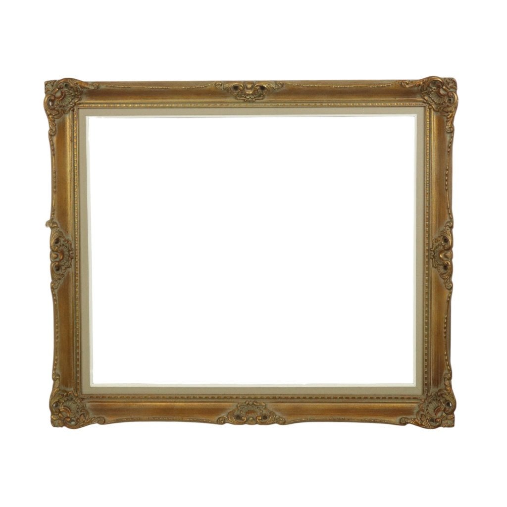 Goudkleurige Barok Stijl Lijst Klassiek Houten Kader 73x63cm, Maison & Meubles, Accessoires pour la Maison | Cadres, Enlèvement ou Envoi