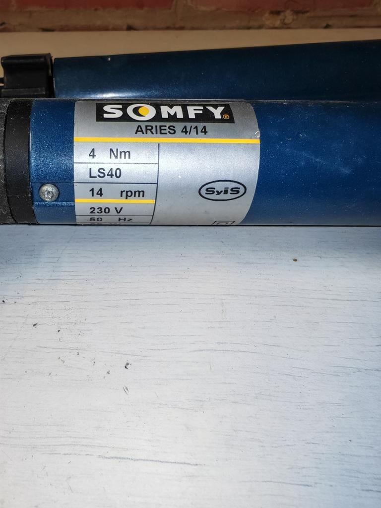 Moteur tubulaire Somfy, Bricolage & Construction, Enlèvement, Utilisé, Fonctionnement électrique