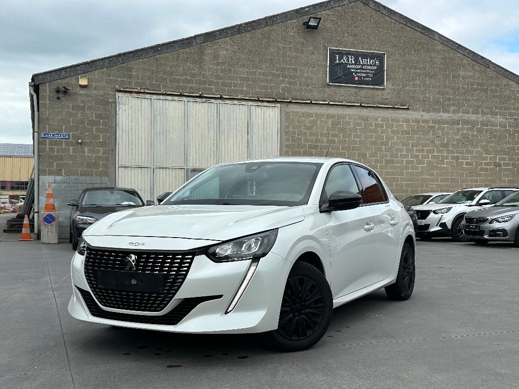 Peugeot 208 1.2i PureTech Navi-CAM-CC-Lijnassist-Garantie, Auto's, 1199 cc, Leder en Stof, Wit, 5 zetels