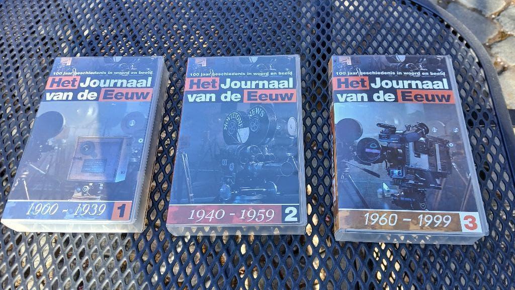 3 video's het journaal van de eeuw,1900-1999-woord en beeld, Cd's en Dvd's, Ophalen, Zo goed als nieuw