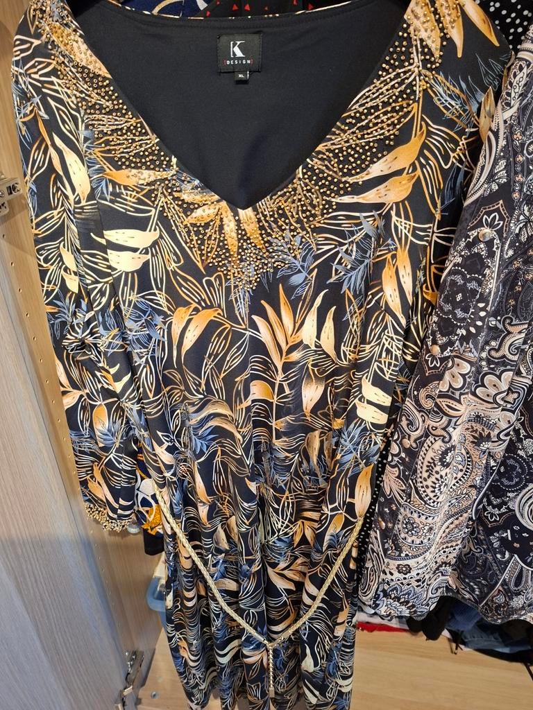 Jurk en blouse van K design  maat XL, Kleding | Dames, Grote Maten, Ophalen, Jurk