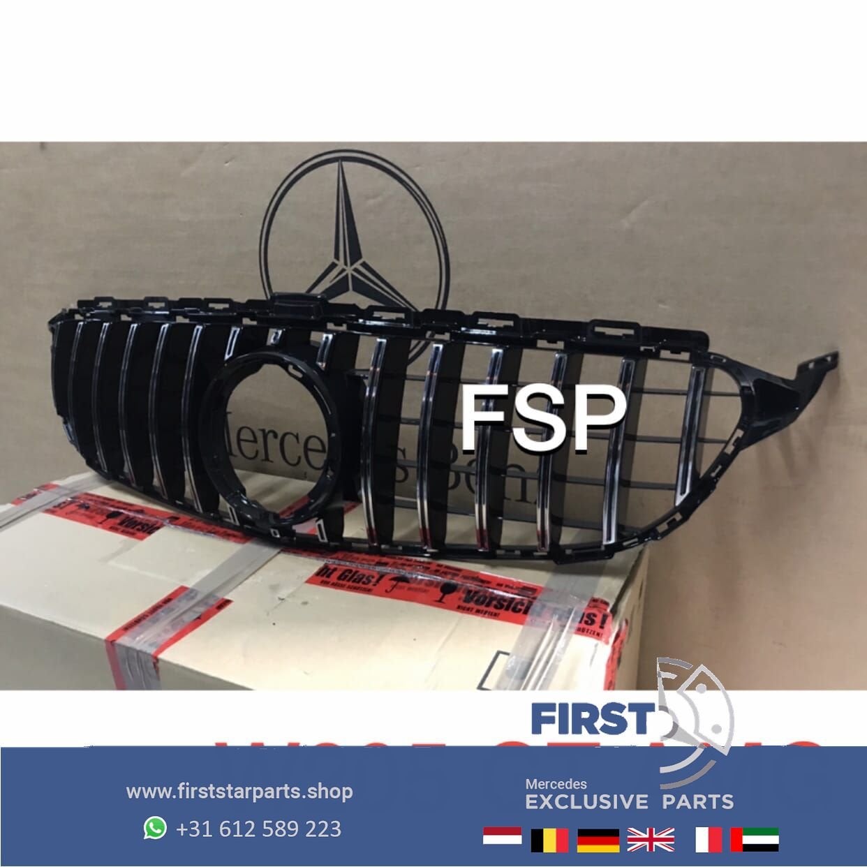 W205 FACELIFT GT PANAMERICANA GRIL Mercedes C Klasse 2018-20, -, -, -
