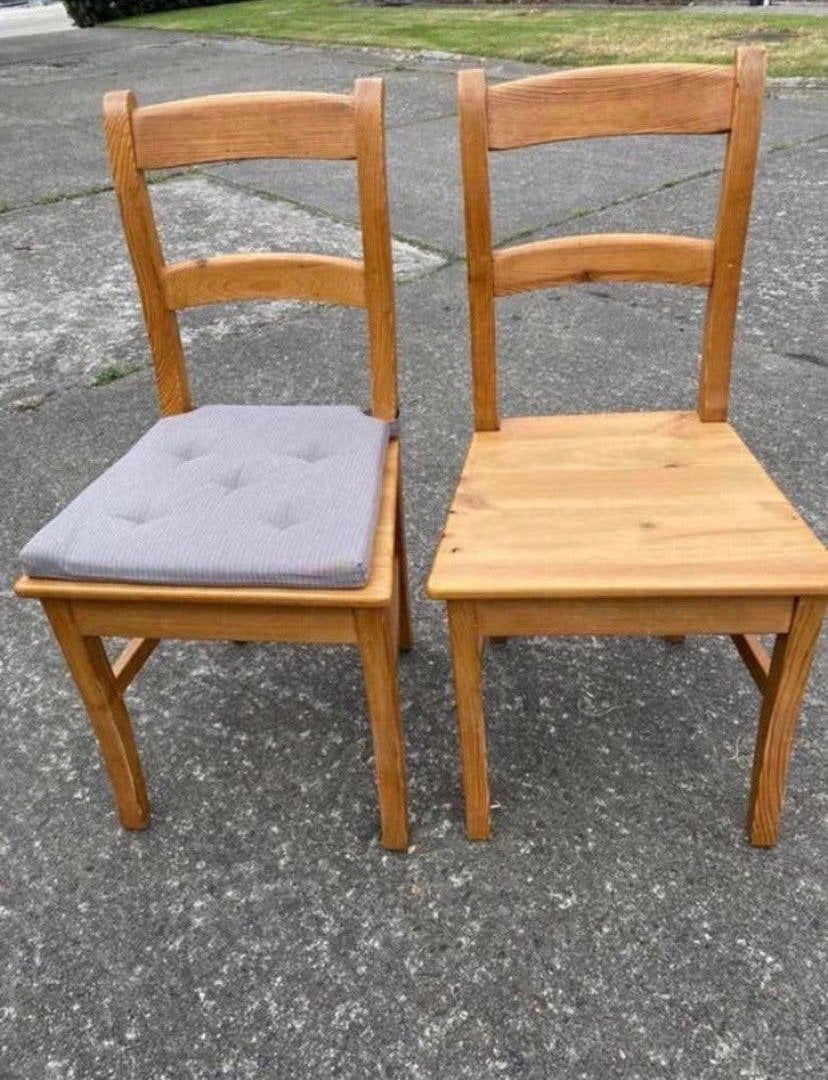 Grenen stoelen, Huis en Inrichting, Ophalen, Zo goed als nieuw, Hout, Landelijk